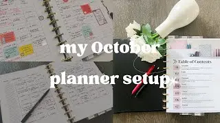 My October Planner Reset #reset #plannersetup