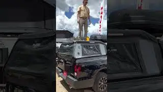 Спущенный воздушный купол на Honda Ridgeline.