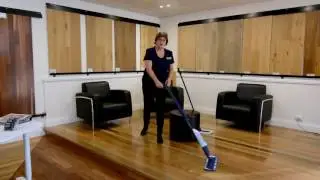 How do you clean a timber floor?