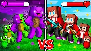 JJ and Mikey: Evolution GOOD vs DARK Life Cycle Survive Battle in Minecraft - Maizen