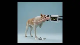 Alabai Dog 🐕Also known as the Central Asian Shepherd.Its bite force is around