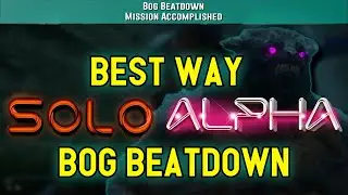 ARK GENESIS: BEST WAY TO SOLO ALPHA BOG BEATDOWN