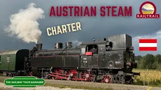 Timelkam - Ampflwang steam charter with Railtrail in Austria