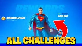 How To COMPLETE ALL THE SUPERMAN CHALLENGES! (How to GET THE SUPERMAN SKIN)
