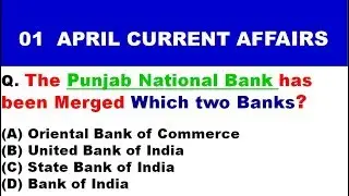 Current Affairs 1 April 2020 | English MCQ's |Daily Current Affairs in English|| Next Exam|Gk Today