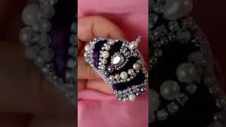 DIY Brooch | How to Make Brooch at Home #diy #diyjewelry #broochhandmade #brooches #embroiderydesign