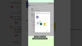 How to make a poll in Microsoft Teams #shorts