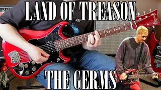 The Germs Land of Treason Guitar Cover | Pat Smear Hagstrom HiiN