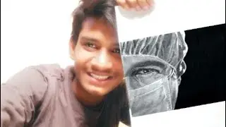 How to draw realistic doctor sketch | tutorial by hashtag rj artist