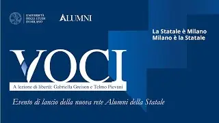 Voci. Evento di inaugurazione Alumni Statale