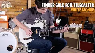 Никаких разговоров...Только звуки | Fender Gold Foil Telecaster | Эбеновое дерево - Белый блондин