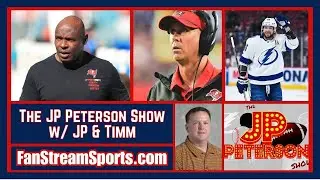 Charlie Strong Joins JP & Timm as Bucs OC Search Heats Up | Erik Erlendsson  on Bolts | JP Show