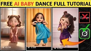 AI Baby Dance Video Kaise Banaye 😱 | Sirf 1 Photo Se | Free & Unlimited 🔥 | Viral Reels Trick