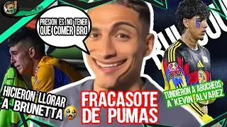 Hicieron LLORAR a Brunetta 😭 FRACASOTE de Pumas, Tundieron a Abucheos a Kevin &Aacute;lvarez, Cruda
