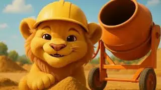Discover the Construction Site with Malu 🦁 | A Fun Song for Kids