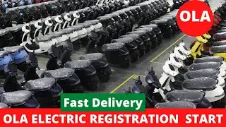 OLA ELECTRIC SCOOTER REGISTRATION START | FAST DELIVERY #OLA SCOOTER #TRAVELEV #OLAS1PRO