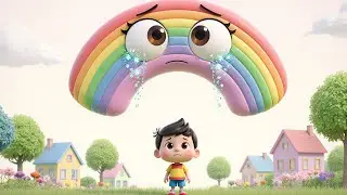 Плачущая радуга не может найти солнце 🌈 | Песни и стишки для детей