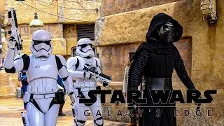 Kylo Ren Patrols Black Spire Outpost  Star Wars Galaxy's Edge