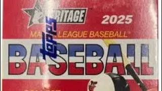 2025 Heritage 2 Blaster Opening. Auto Hit !!! #setbuilding #baseballcard #sportscard