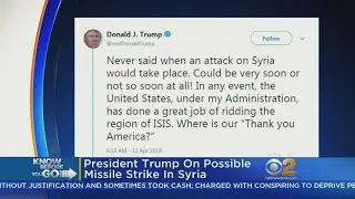 President Trump On Possible Syria Strike