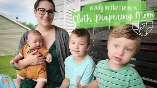 A Day in the Life of a Cloth Diapering Mom | New Bebeboo, Bungies, and More