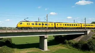 Long Train Video | Mixed trains for relaxation | 4K Real Sounds | Non-Stop Train