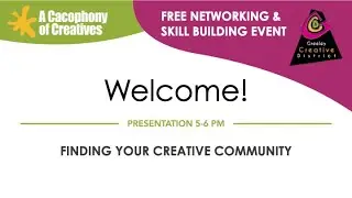 Finding Your Creative Community: Connecting to networks that can help you thrive.