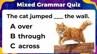 Mixed Grammar Quiz Test l Can you score 30/30? #grammarquiz 