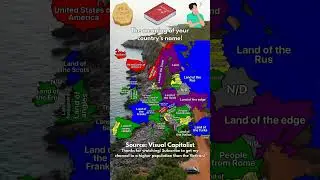 What does the name of your country mean? #mapping #map #geography #europe