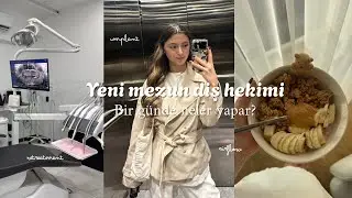 Yeni mezun diş hekimi olarak bir g&uuml;n&uuml;m 🦷👩&zwj;⚕️