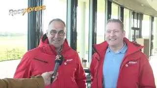 Vrienden Jos Verstappen en Richard Pex genieten van rally: 