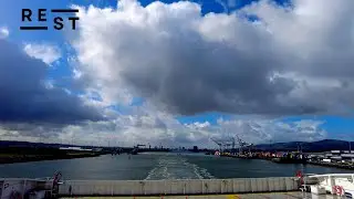 Belfast Port - Irish Sea 4K