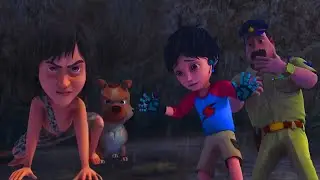 Shiva extended a helping hand to Wolf Boy in his difficult time. | Shiva And The Wolf Boy