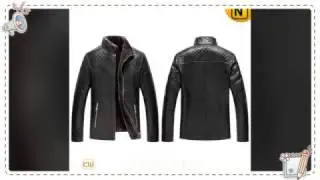 Shearling Leather Motor Jacket for Men CW870135 | jackets.cwmalls.com