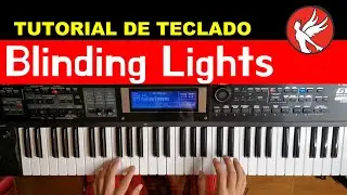 Como tocar BLINDING LIGHTS en teclado