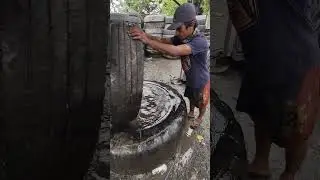 cutting scrap tires like a butter scrap tire cutting done like a pro #scrapper #gulong #scraptires