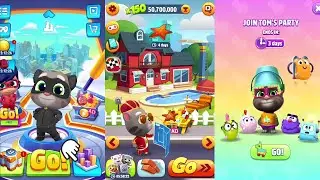 Talking Tom Hero Dash vs Talking Tom Gold Run vs My Talking Tom 2 Gameplay Android ios 