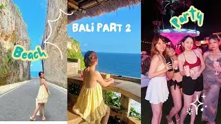 《Part II 巴厘岛Vlog | 最美日落La Brisa & Finns Beach club | Malini 悬崖餐厅 | Sunday Morning Market