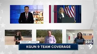 KGUN 9 @ 5 p.m. - Vice President Kamala Harris at Cochise College in Douglas