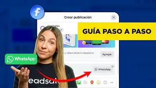 As&iacute; se agrega tu link de WhatsApp a Facebook en 2026 [F&aacute;cil y r&aacute;pido] 🚀
