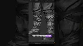 Складки скульптуры вот такие #ZBRUSH