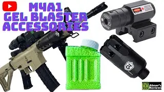 Все аксессуары для сборки и тестирования гелевого бластера M4A1 от Abners Reviews