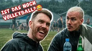 Ist DAS noch Volleyball?!😂😂 | Regenschlacht im Rasenturnier FINALE!
