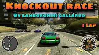 Lamborghini Gallardo Dominates a 3 Lap Knockout Race | Need for Speed Most Wanted Gameplay