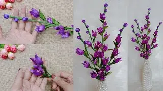 Цветы из атласной ленты || Учебники по изготовлению цветов || Лучшее украшение из лент