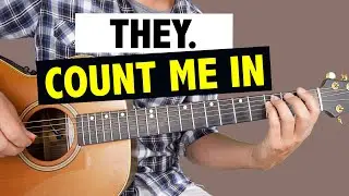 THEY. Count Me In - Easy Guitar Tutorial + FREE TAB