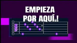 ATRÉVETE CON ESTA PRIMERA MELODIA EN LA GUITARRA