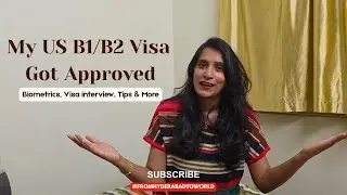 My US B1/B2 Visa Got APPROVED | Biometrics + Visa Interview Experience & Tips | Telugu Travel Vlogs