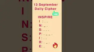 13th September Daily Cipher Code  #hamsterkombat #dailycipher #easy #daily