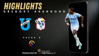 GREGORY ANANGONO VS MANTA FC FECHA 5